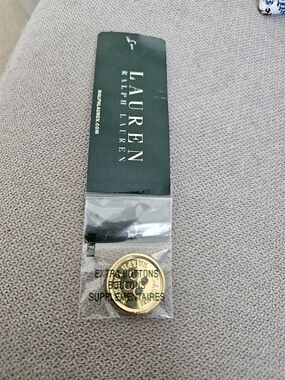 Lauren Ralph Lauren Gold Replacement Button